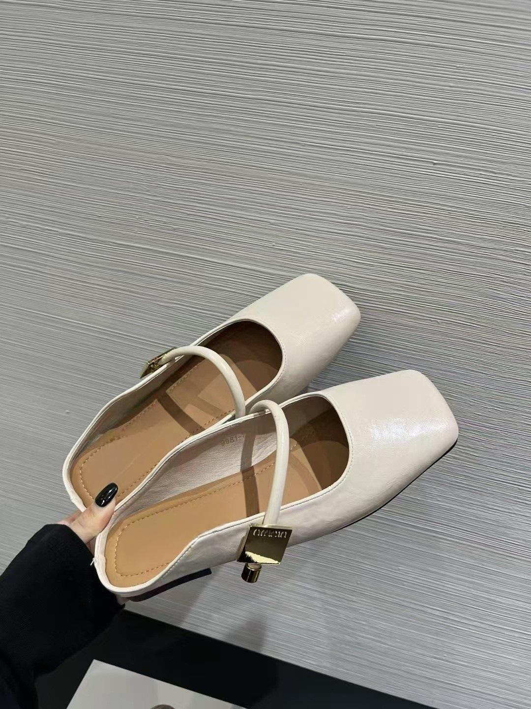 

Сумка с плоским дном, полутапочки, женская верхняя одежда, весна и лето с юбками, крутые тапочки, нежный темперамент, туфли Мэри Джейн 40