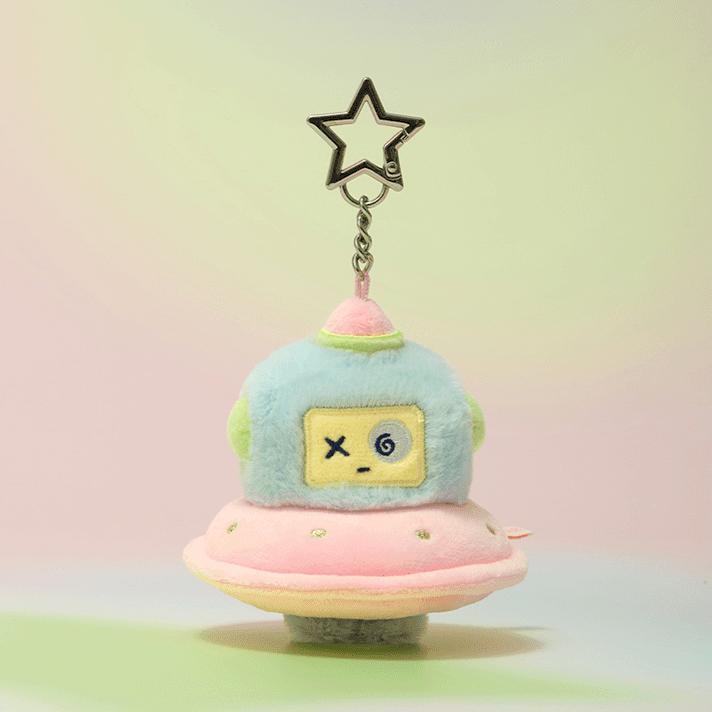 TREASURE TRUZ Planet Mini Plush Key Ring