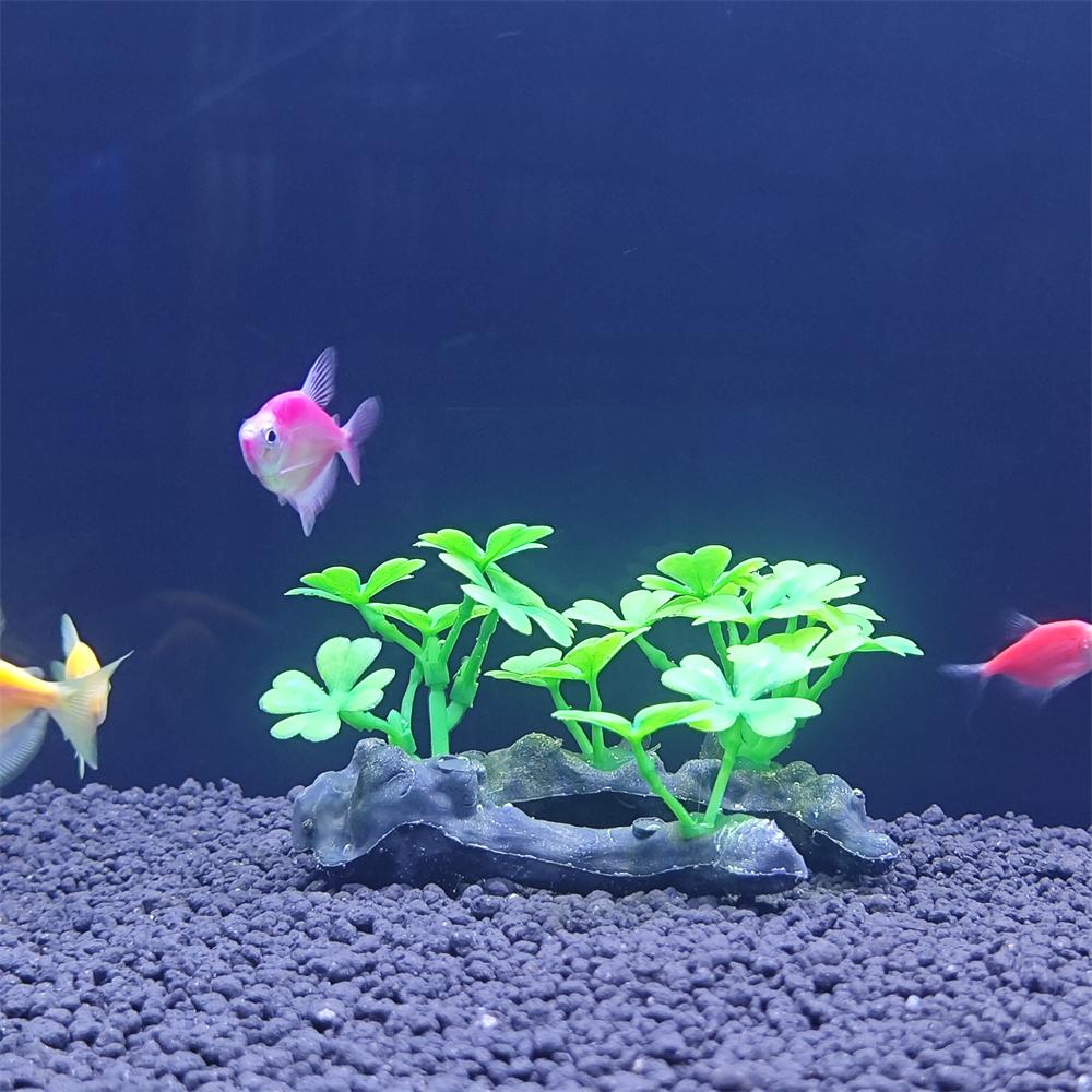 Aquarium simulation plant Plastic Artificial Turtle Tree Trunk plant  Plant Fish Tank Grass Wood Decoration Underwater Plants