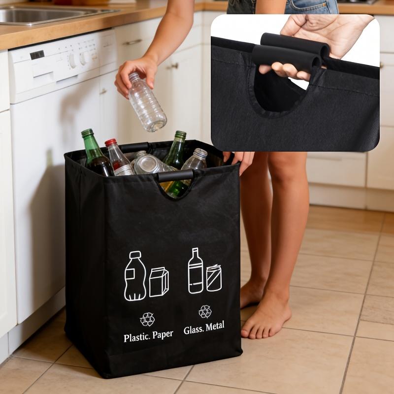 Foldable Storage Bag–Holds 65 Bottles,Durable Polyester–Waste Organizer for Kitchen,Home&Office – Laundry & Dirty Clothes Basket