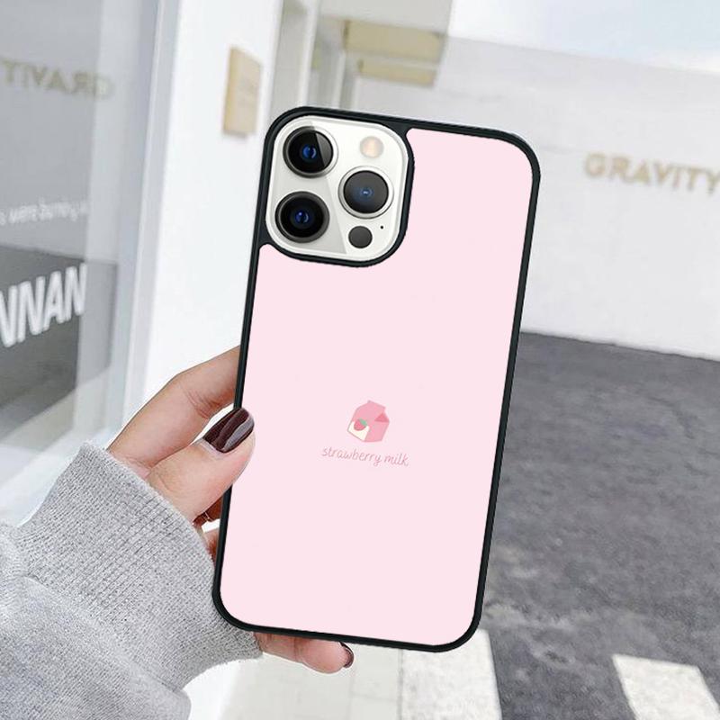 Cute Cartoon Japan Milk Couple Phone Case For iPhone 17 Air 15 16 Cover  11 13 14 Pro Max 12 Plus Max Fundas