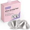 925 Puur Zilver Tepelbeschermers, Zilveren Cups voor Borstvoeding, Borstschilden voor het Zogen van Pasgeborenen, Essentiële Tepelbeschermers En Pads JP