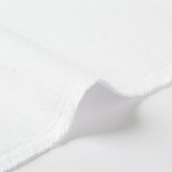 

Kishu Bleached Flannel Factory Solid White 92cm Wide Fabric, 100% Cotton, Heavyweight, Direct, 600-Count Flannel, 16-Ply Thread, Color, Double-Wool, белый