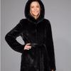 Women's Faux Fur Mid-Length Fluffy Overcoat - Mink, Rabbit, and Fox Fur Styles