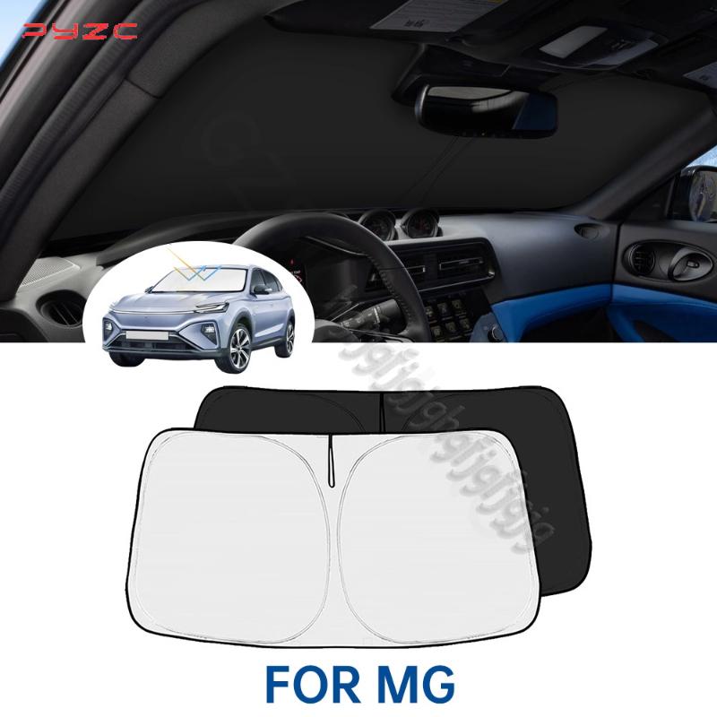 Windshield Sunshade Car Visor Front Window Sun Shade Cover For MG Marvel R 4 EV ZS EV 5 EV Parasol Folding Interior