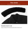 Men's Thick Warm Fleece-Lined Jacket, Short Cotton-Padded Coat for Autumn/Winter, Ideal for Middle-Aged and Elderly Dads.