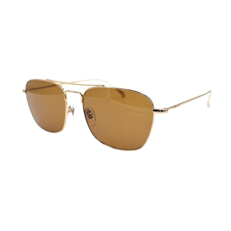 GUCCI Eyewear Aviator Frame Holiday Travel Sunglasses GG1183S Men's Gold/Dark Brown