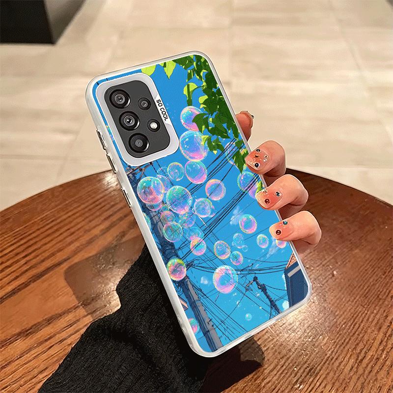 Anime Aesthetic Scenery Soft Phone Case for Samsung A17 A16 A15 A14 A13 A57 A56 A55 A54 A53 A37 A36 A35 A34 A33 A26 A25 A24 A23