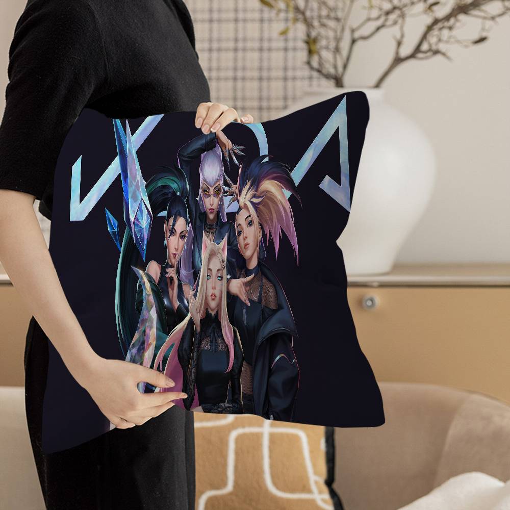 LOL KDA ALL OUT Cushion Cover Decorative Pillow Sofa Home Decor case pillow cases
