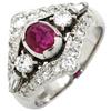 NON BRAND - Ruby 0.94ct Diamond 0.68ctRing Ring Pt900/Ruby #12(JP Size) Array