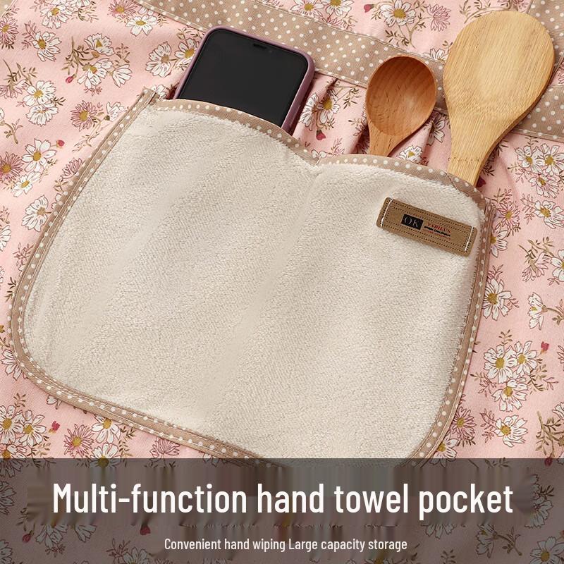 Mengting Hand-Wipable Kitchen Apron