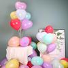 Cross Love Heart Balloons: 6-inch, 10-inch, 12-inch Heart-Shaped Balloons for Weddings and Birthdays