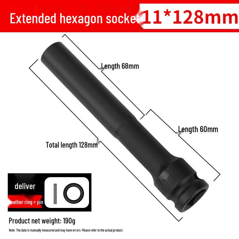 Ultra-Thin Long Thin-Wall Impact Socket Wrench for Motorcycle & Electric Vehicle Repair