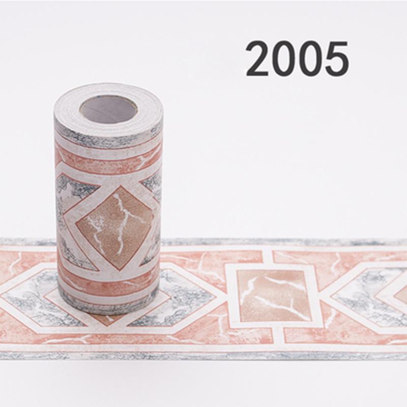 10Meters Waterproof Bathroom Waist Lines Wallpaper Self Adhesive Skirting Decorative Baseboard Corridor Floor Border Sticker
