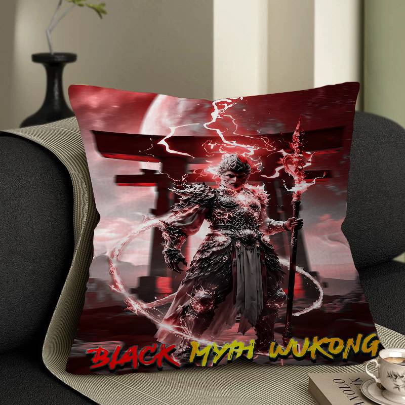 Video Game B-Black M-Myth-WuKong Pillowcases Home Bedding Decorative Pillow Cover Wedding Super Soft Pillow Case