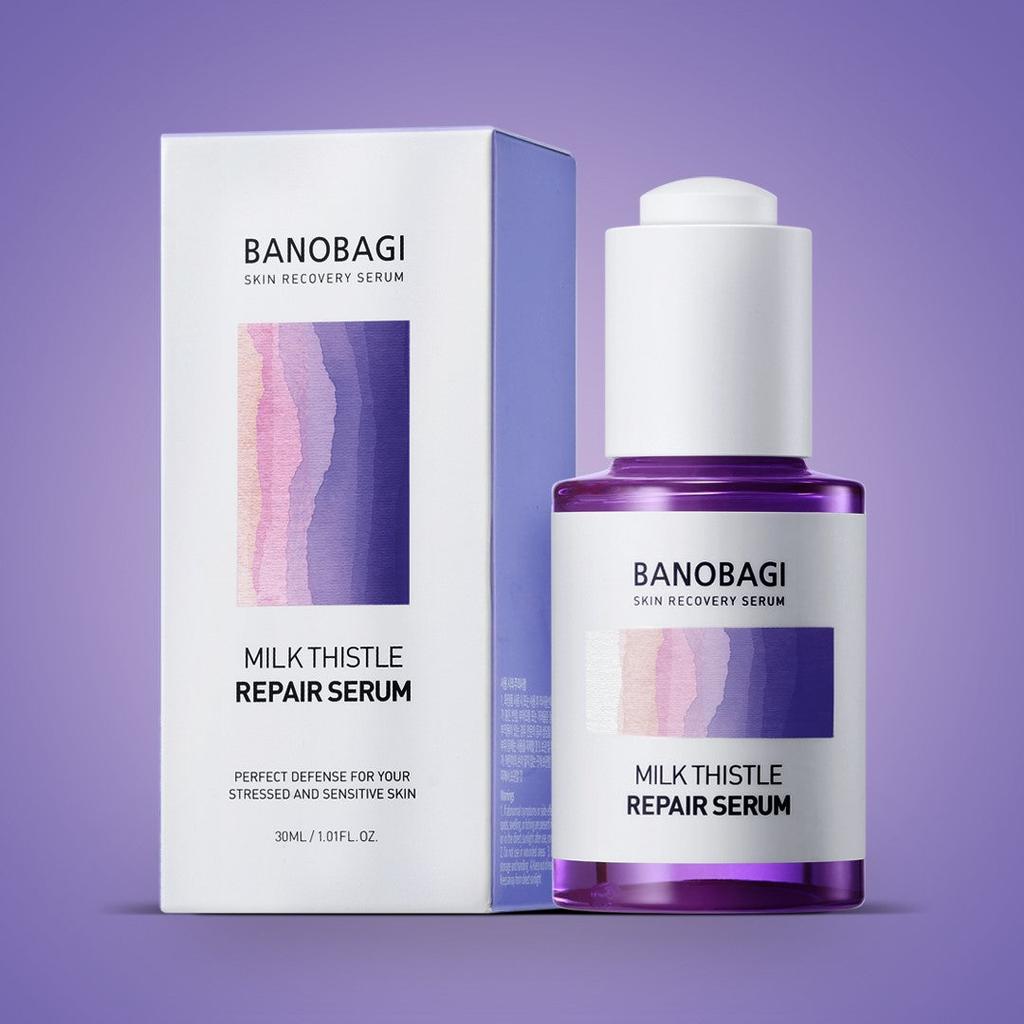 Banobagi Milk Thistle Repair Serum 30ml | Korean Skin Care Face Moisturizer Hydrating Serum For Face | Korean Moisturizer Skin Firming Face Serum