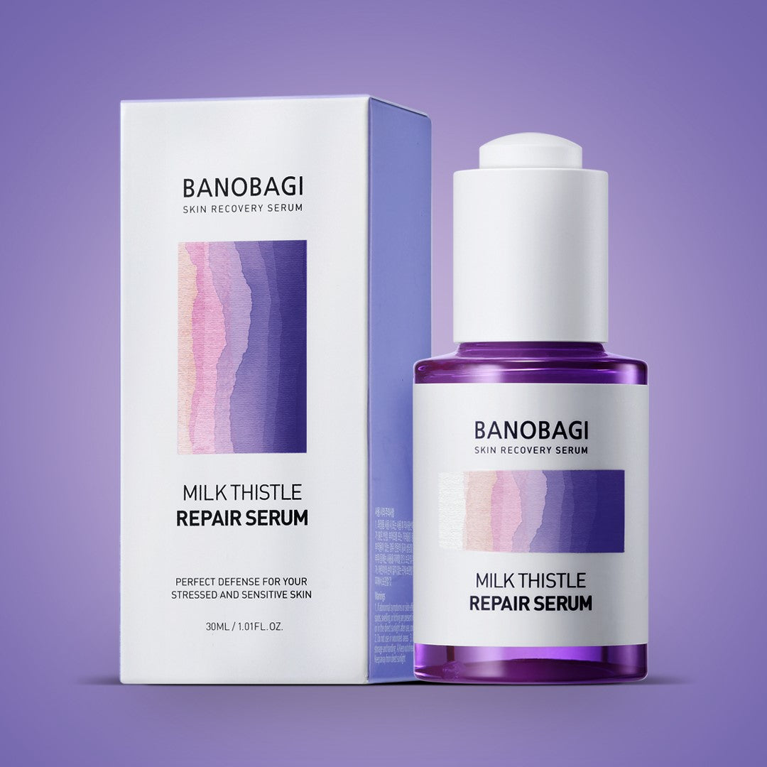 Сыворотка для восстановления с расторопшей Banobagi 30 мл | Корейский уход за кожей Увлажняющий крем для лица Увлажняющая сыворотка для лица | Корейский увлажняющий крем Сыворотка для лица, повышающая упругость кожи Repair Serum 30ml