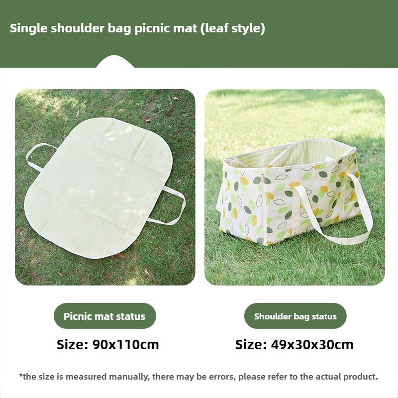 

Picnic Mat, Outdoor Moisture-proof Mat, Thickened and Foldable Picnic Tent Mat, Camping Grassland and Beach Aluminum Film Mat зелений