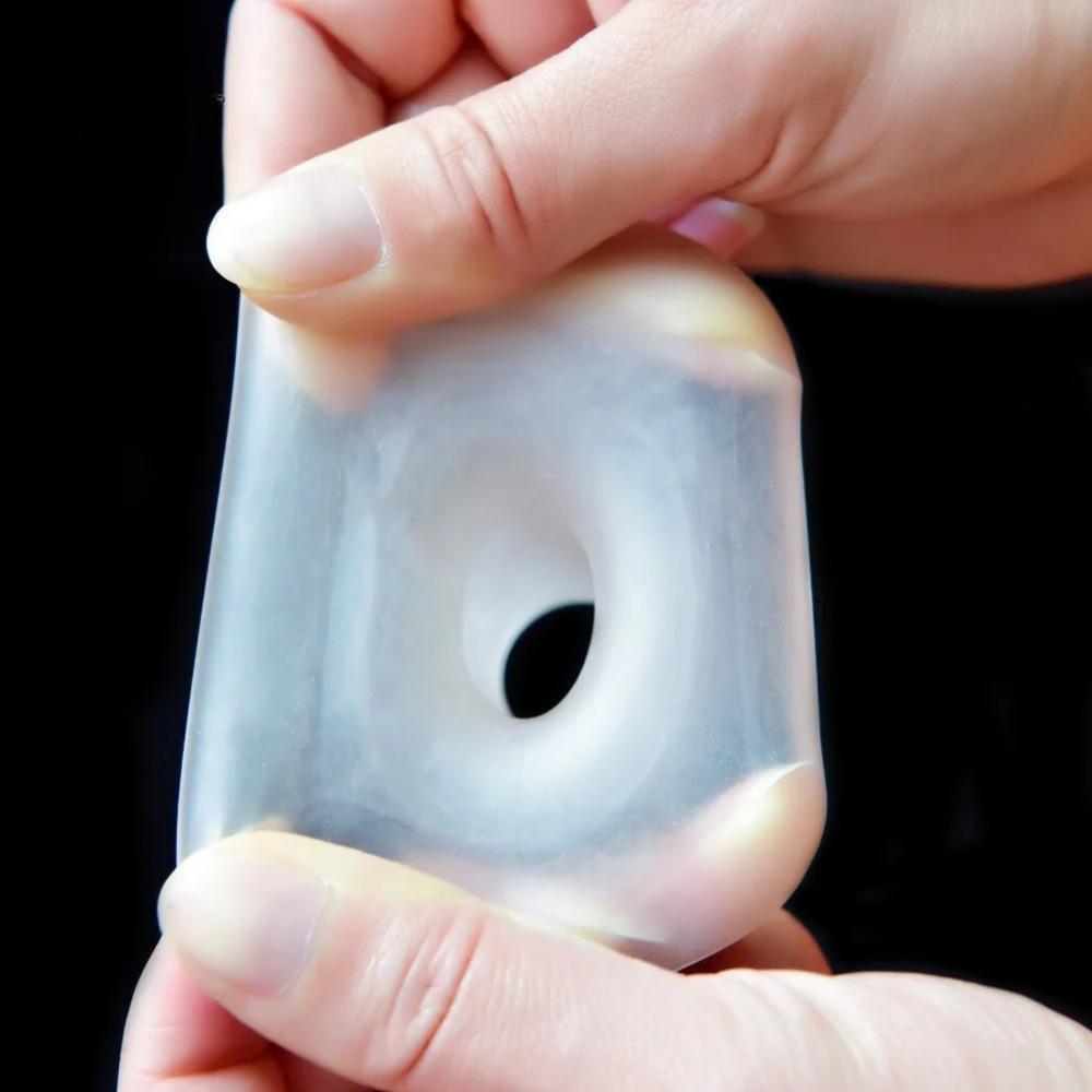 Silicone Sleeves For Penis Enlargement Extender Stretcher Genital Sleeve Pump Glans Cap Adult Supplies Enlarger Erection Sex Toy