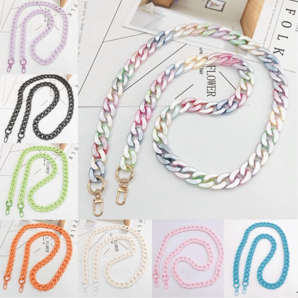 Anti-Slip Acrylic Phone Chain Vintage Crossbody Lanyard Luxury Portable Phone Strap For Women