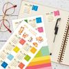 2 Sheets 2026 Calendar Stickers Diy Scrapbook Calendar Tags Divider Index Tabs  School/Office Use