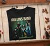 New ROLLINS BAND Shirt 2001 Cotton All Size Black Shirt Gift Fans Band Member NG Unisex T-Shirt