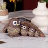 Resin Owl Family Figurines Garden Owl Decors Statue Resin Animal Figurines Sculpture Table Centrepieces for Living Room