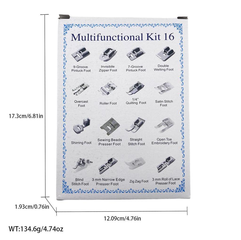 Deluxe Presser Foot Set: 32-62pcs Multifunctional Sewing Accessories for Home Machines