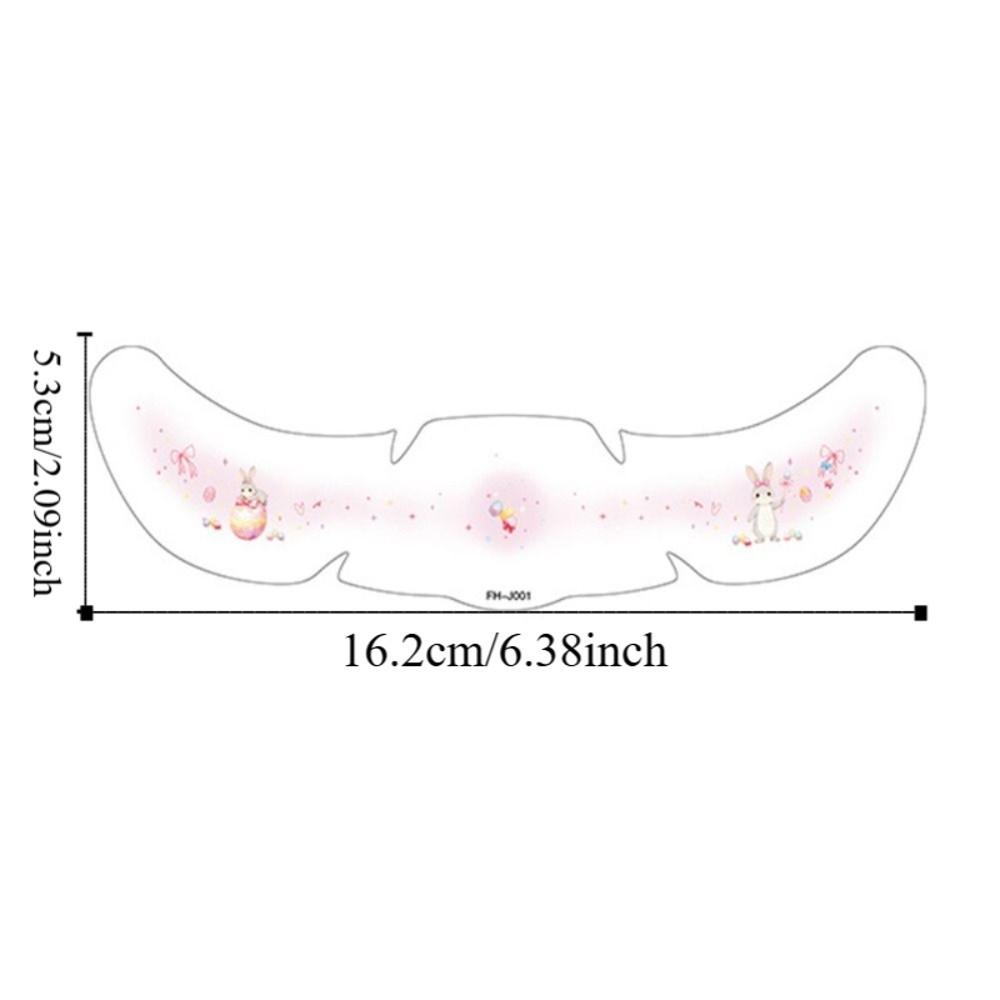 Long Lasting Easter Face Stickers Rabbit Freckle Tattoo Face Temporary Tattoo  Music Festival