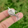 925 Sterling Silver Rainbow Moonstone Gemstone Wife Bezel Ethnic Pendant Jewelry