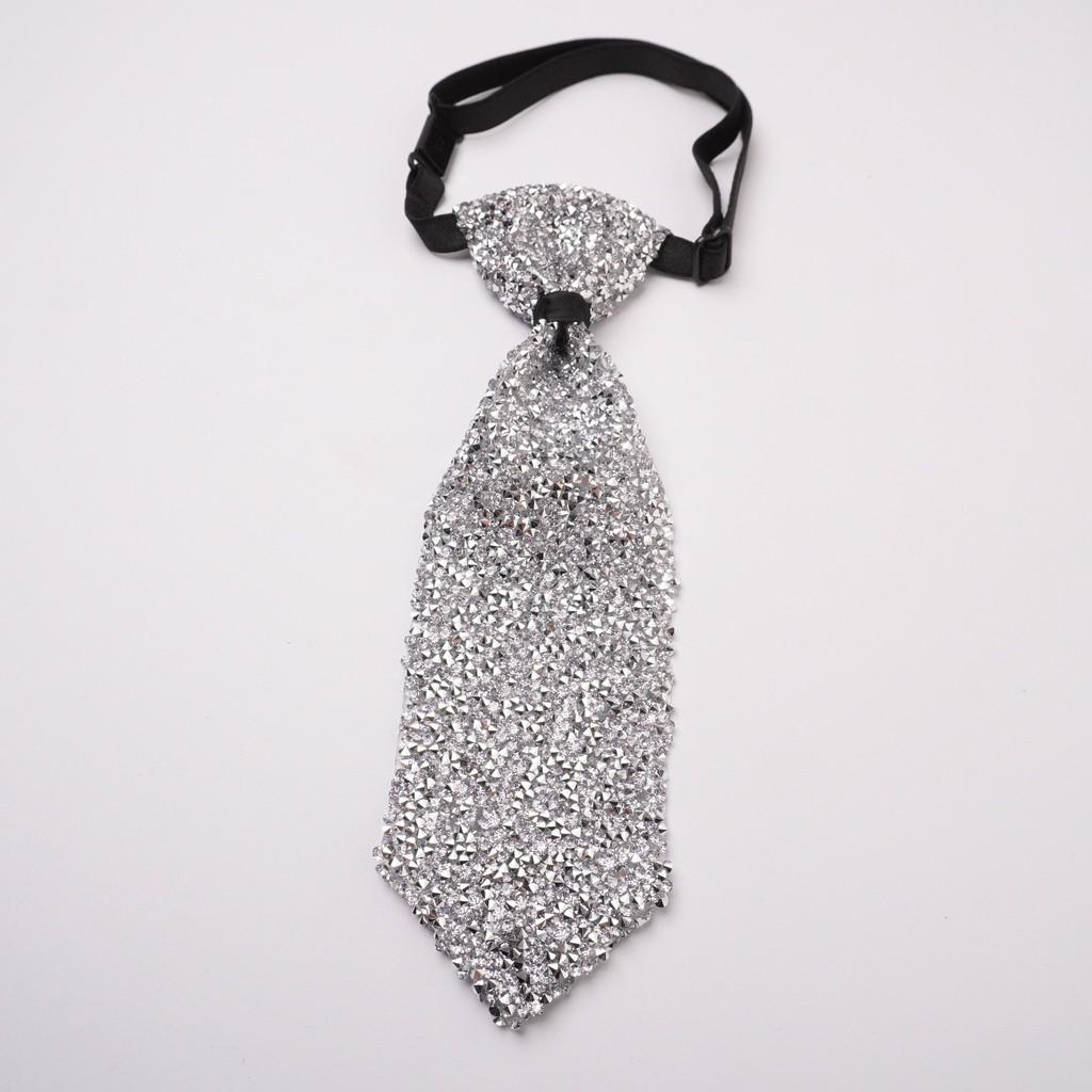 Bling Tie With Arrow Shape For Formal Events Gift For Adults