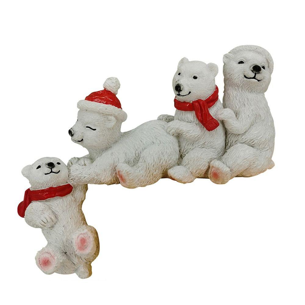 

Christmas Decoration Desktop Ornaments Resin Santa Claus Miniature Cartoon Decoration Toys C