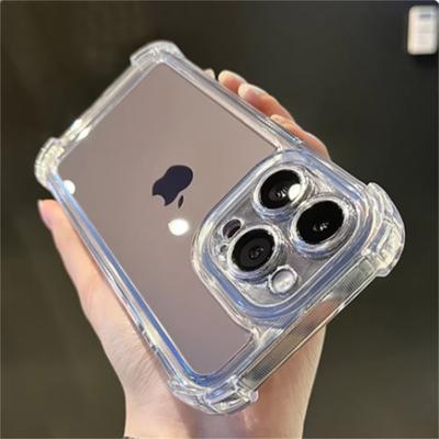 Stoßfestes, verstärktes Ecken-klares Acrylgehäuse für iPhone 16 14 12 13 11 15 Pro Max 7 8 Plus XR XS Protector Hard Back Cover