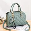 Trend Embroidery Thread Shoulder Bag Female Branded Trending Handbags Ste Pattern Pu Leather Crossbody Bags for Women