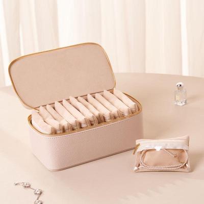 Multi-functional Jewelry Storage Box with Compartments for Necklaces, Earrings, Bracelets - Large Capacity