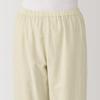 MUJI Seamless Thin Gauze Sleeve Light Yellow Size FD1L7A5S Women's 3/4 Pajamas, Stripe, XS,