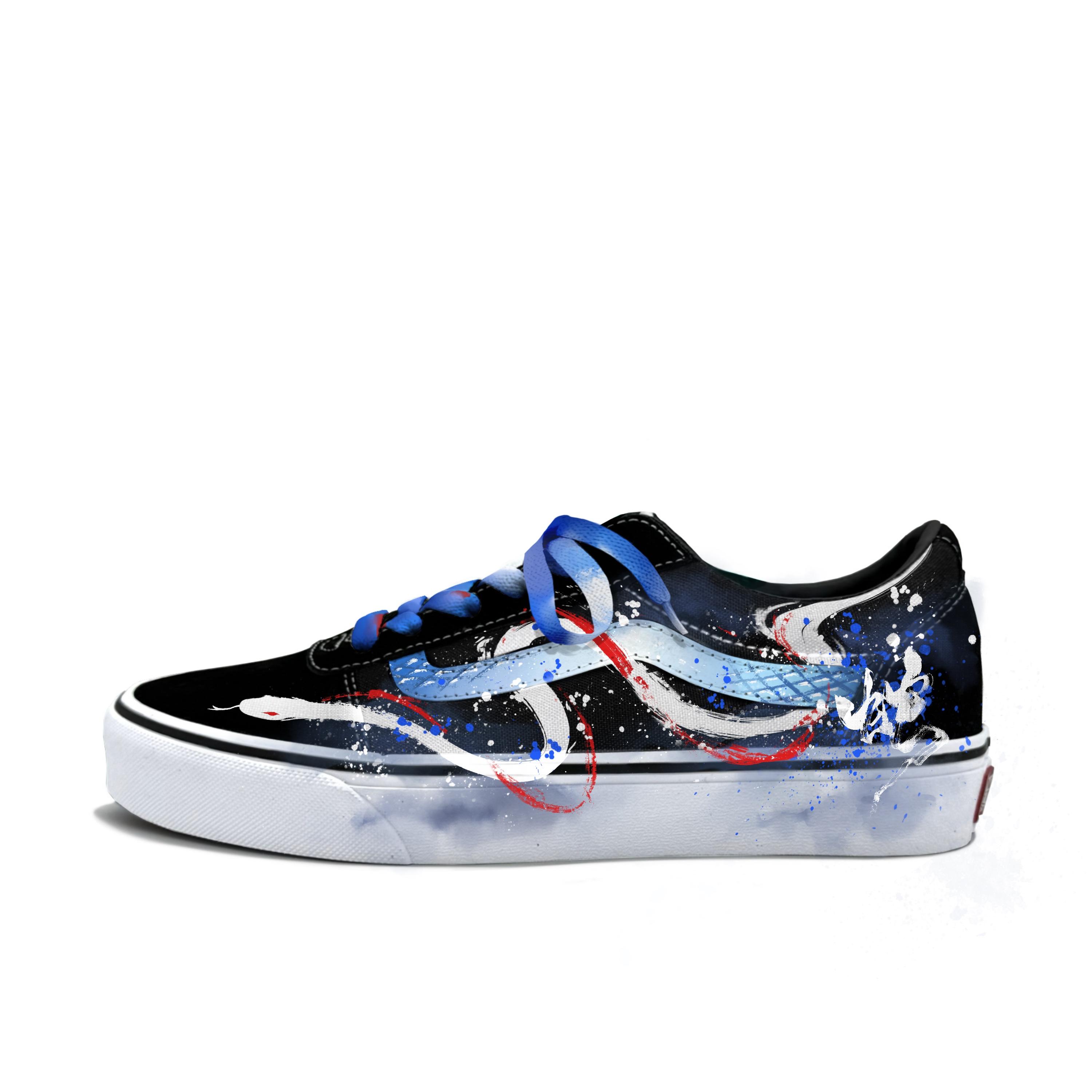 

Vans Ward Устойчивые к истиранию Низкие кеды для скейтбординга Мужские Синий Белый VN0A36EMC4R(Команда613-) 43