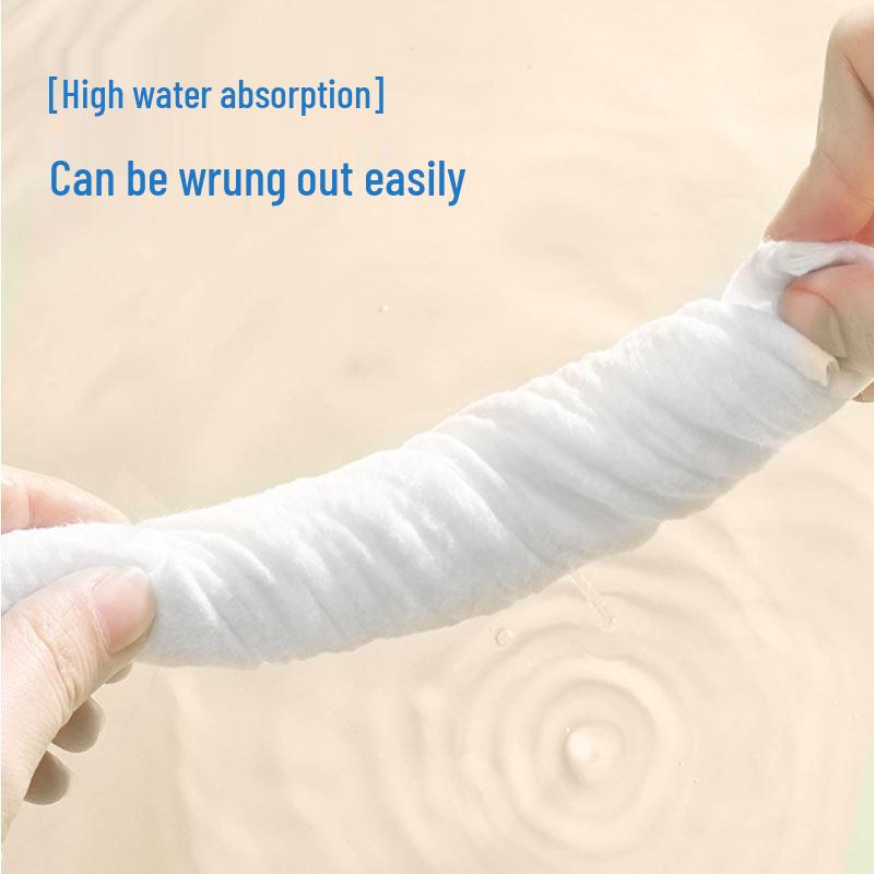 Removable Pure Cotton Disposable Face Wash Towels - Soft, Thick, Large Pack