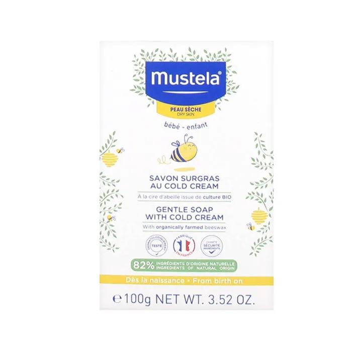 Mustela Нежное мыло для ванны с холодным кремом 100 г