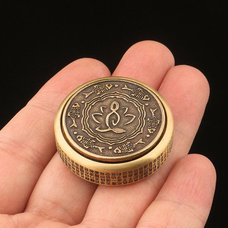 Zen Buddha Fidget Spinner für Erwachsene Metall EDC Fidget Spielzeug ADHS Hand Spinner Antistress Spielzeug Angst Stressabbau Schreibtischspielzeug
