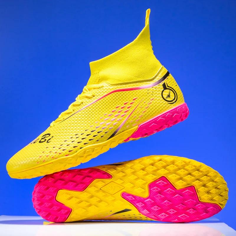 New Professional Unisex Soccer Shoes Non-slip Football Boots Outdoor Drop Shipping Futsal Match Training Sport Sport Sneakers