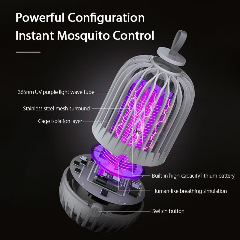Acheter Raquette électrique anti-moustiques, 3000V, lampe anti-moustiques, Rechargeable par USB, pliable, lampe anti-moustiques, tapette à mouche