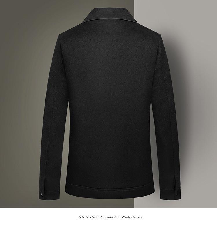 Welfare Edition [97% Sheep Wool] Autumn Thick Wool Jacket Men's Business Casual Collar Jacket Coat