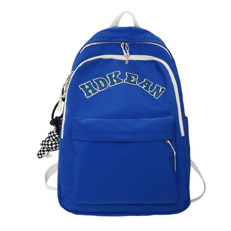 New Korean Style Backpack for Women: Simple Design, Perfect for College, High School, and Junior High Students.