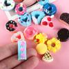 10Pcs/Bag Y2k Kawaii Nail Art Decoration DIY Nail Charms 3D Donut Ice Cream Bear Candy Lollipop Nail Figure Exquisite Nail Tools