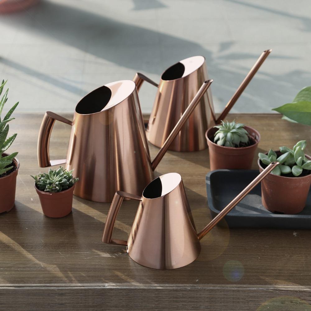 Long Spout Plant Watering Pot Ergonomic Handle Long Spout Watering Can  Home Gardening