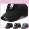 Summer Tactical Baseball Cap For Men With Breathable Cotton Material And Skull Design