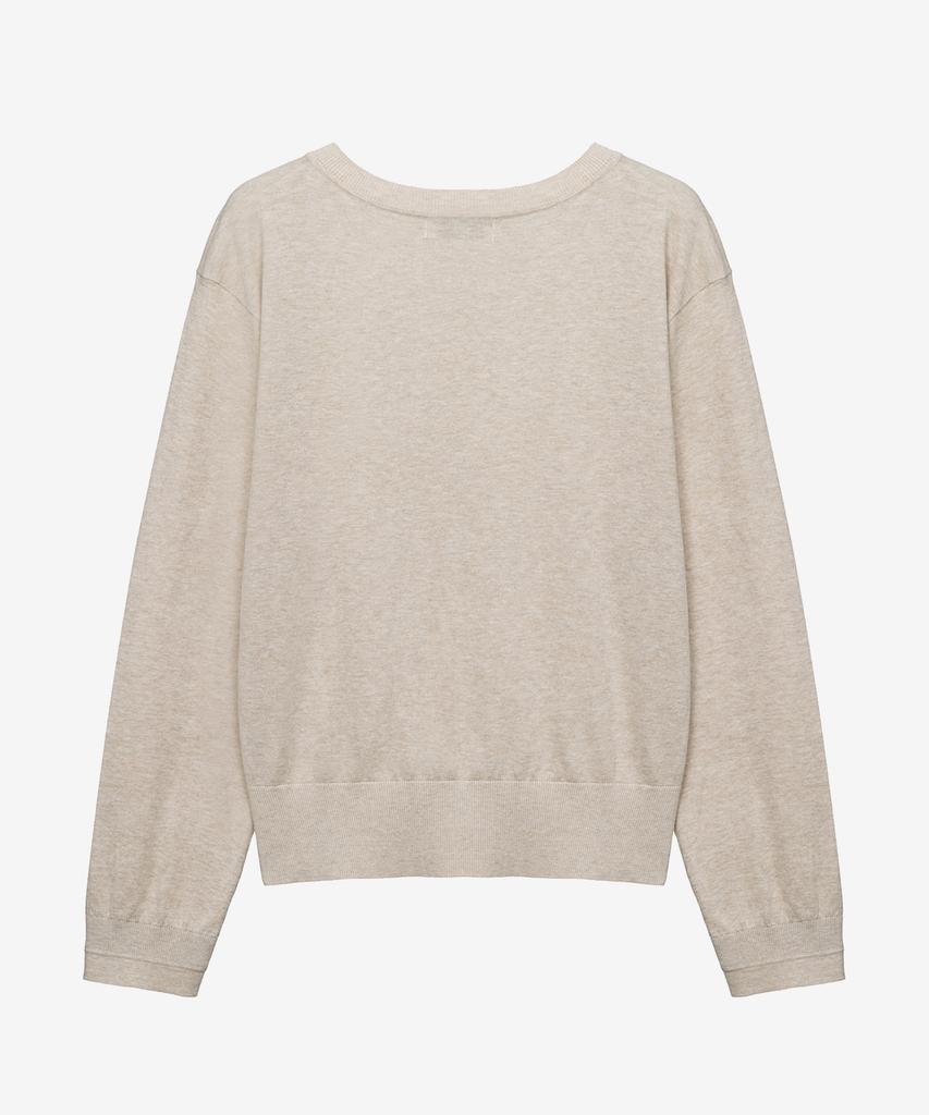 MIND BRIDGE WOMEN [W] Oversized Lettering Raglan Knit
