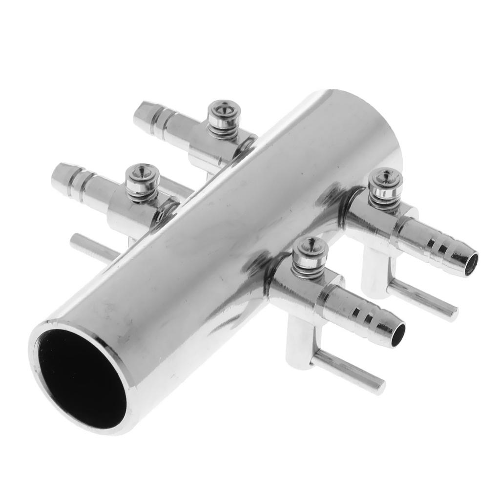 4/6/8/10/12 Way Pump Manifold for Marine Fish Tank Aquarium