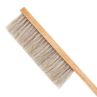 Cepillo de madera para miel, para avispas y abejas, dos hileras de pelo de cola de caballo, herramientas de apicultura